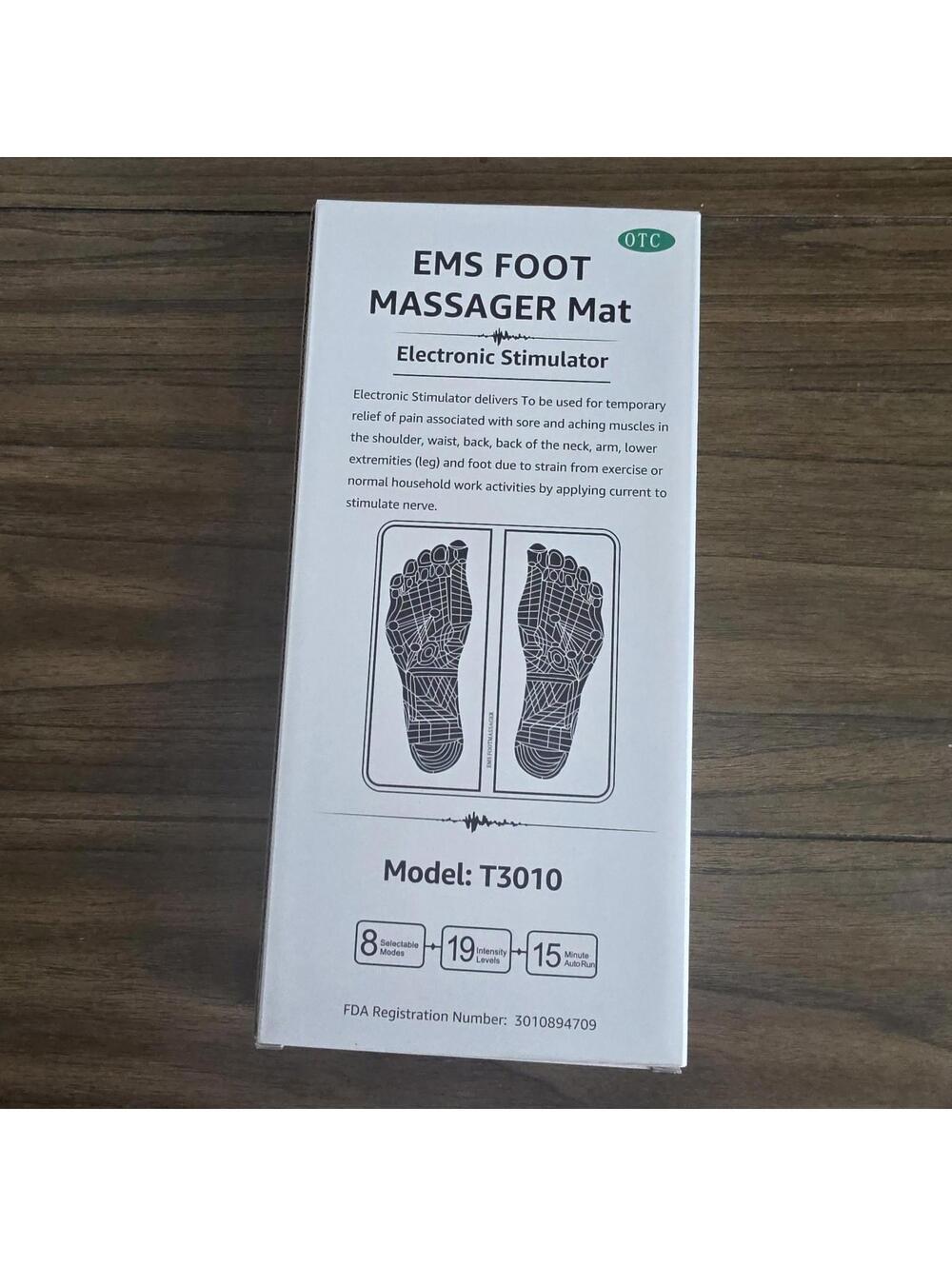 OTC EMS Foot Massager Mat (Model: T3010) Electronic Muscle Stimulation